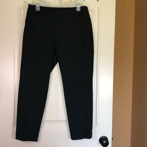 Liz Claiborne Career Emma Classic Women’s Cropped Pants, Size 6, Dark Gray, NWOT